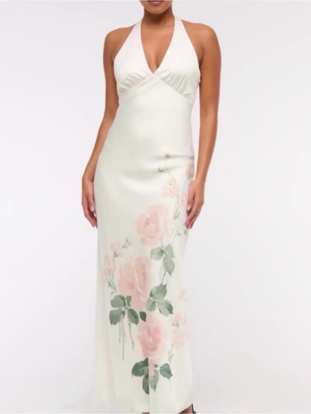 The A&F Julia Slip Halter Maxi